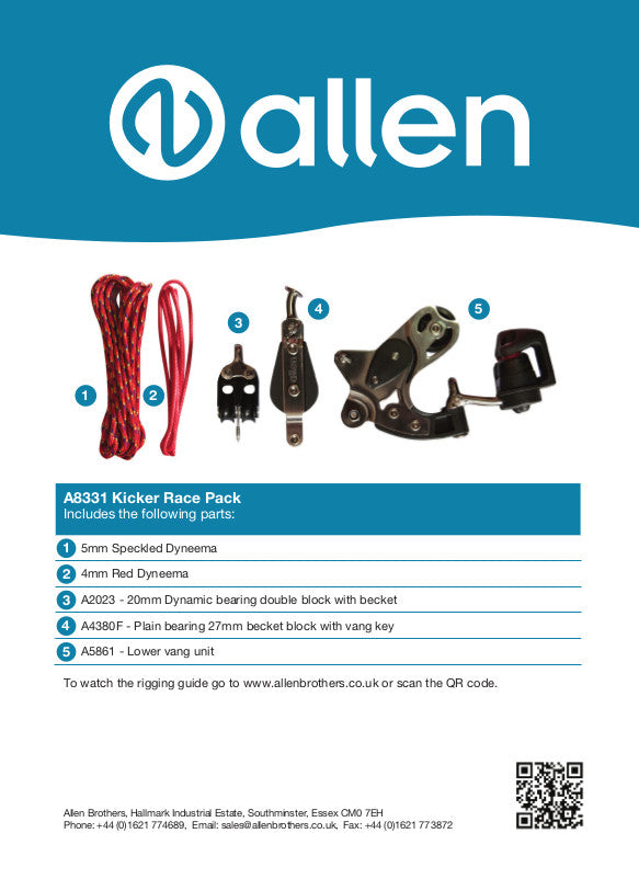 Laser / ILCA Vang Upgrade - Allen