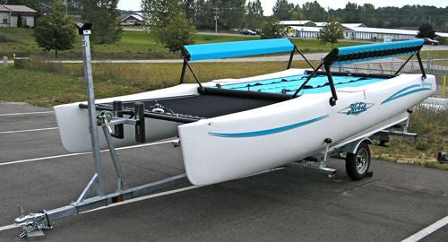 Genesis Galvanized Catamaran Trailer - Getaway